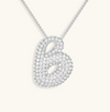 Sparkle Hailey Bubble Initial Necklace