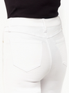 Luxe Demi Boot Jean with Cuff in White 26"