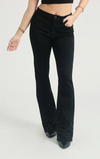Better Butter 33" Slim Bootcut w/BLK Crystals at bottom