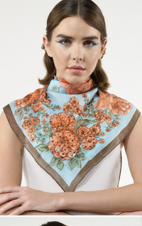 Beauty Hand Embellished Bandana Scarf