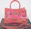 Concert Series Graffiti Satchel Bag - See Through