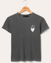 Feather Wash Burning Love Baby Tee