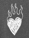 Feather Wash Burning Love Baby Tee