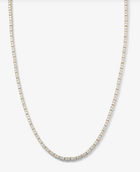 Baby Heiress Tennis Necklace 15"