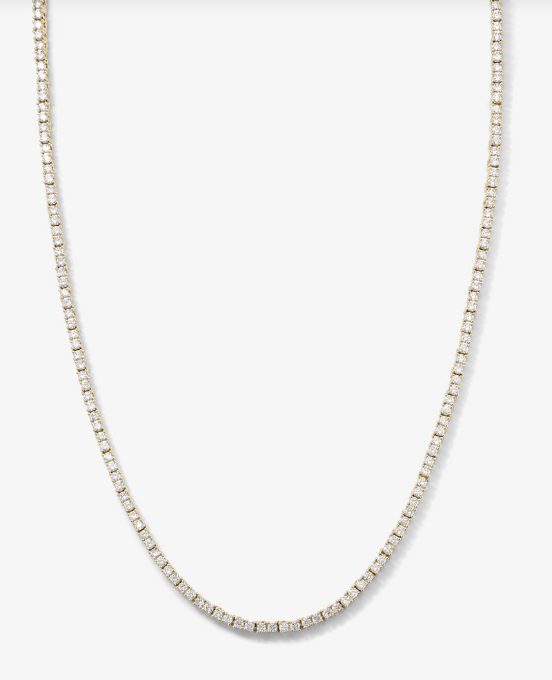 Baby Heiress Tennis Necklace 15"