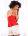 Spaghetti Strap Button Down Cami