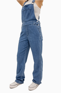 Chambray Slim Fit Overalls 34"