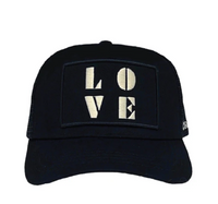 LOVE Trucker Hat 🏁🖤🏁