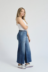 27" Wide Leg Braided Waistband