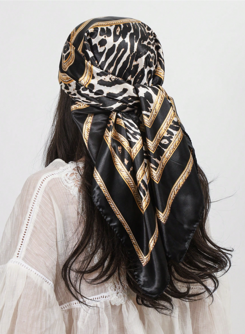 Large Silky Square Scarf