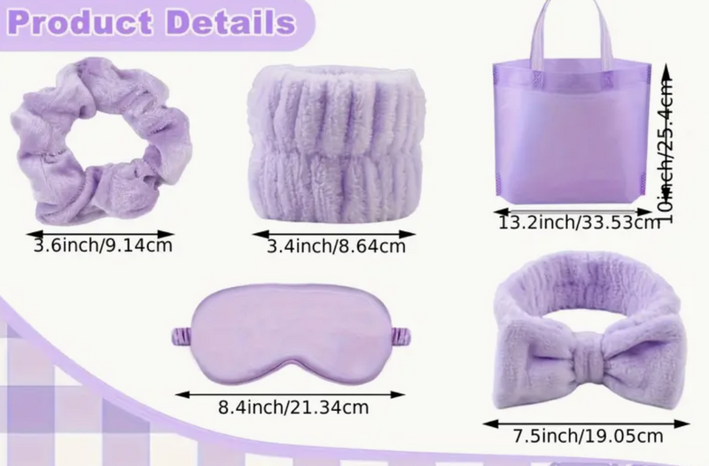 Spa Set - Perfect for a Sleepover Party - 6 Pc Set