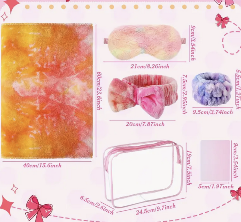 Did You Say Girls Slumber Party? Perfect Birthday Gift |Spa 7pc Set |