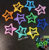 Star Snap Barrette - Silver, Gold and Glow in the Dark Bright Colors