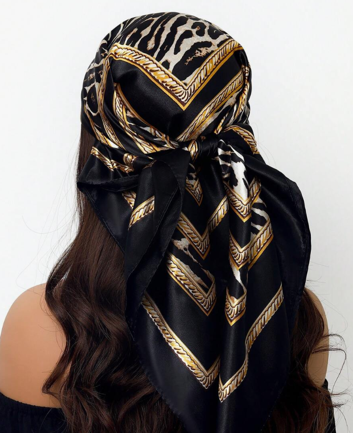 Large Silky Square Scarf