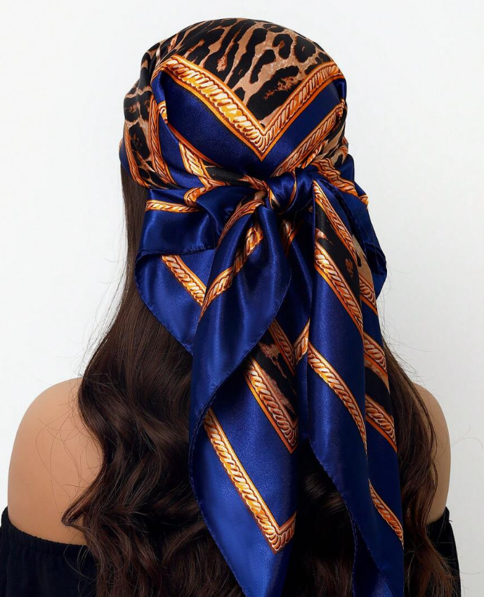Large Silky Square Scarf