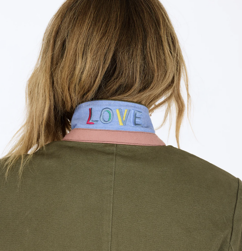 Workday Love on Repeat Army Blazer
