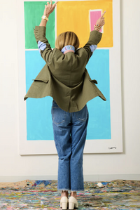 Workday Love on Repeat Army Blazer