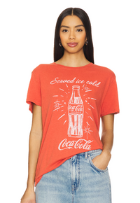 Served Iced Cold Vintage Tee - Coca Cola