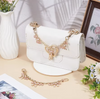 Pink Flower Purse Charm - Designer Inspired