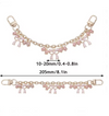 Pink Flower Purse Charm - Designer Inspired