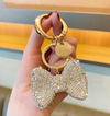 Rhinestone Bow Keychain & Purse Charm