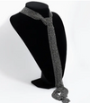 Rhinestone Chainmail Double Tie Necklace