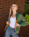 Crystal Tiger Bomber Jacket