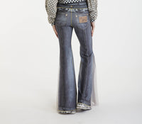 Jean Stretch Legging Pants - Basic Smoke - Belt Stack Waist