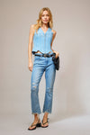 Corset Fitted Denim Vest