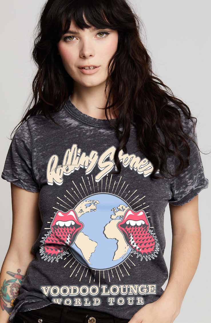 Rolling Stones World Tour Burn Out Tee