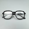 Black Rhinestone Large Frame Square Readers