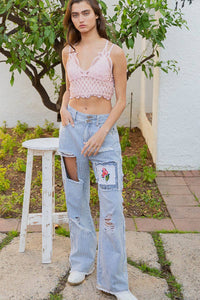 Lace Crochet Bodice Bralette