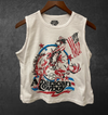 American Cowboy 80's Muscle Crop Tank Top