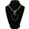 "Love Always" Open Heart Choker Necklace