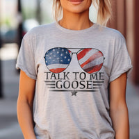 "Talk to Me Goose" Patriotic Graphic Tee