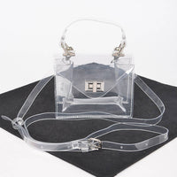 Transparent Top Handle Mini Bag
