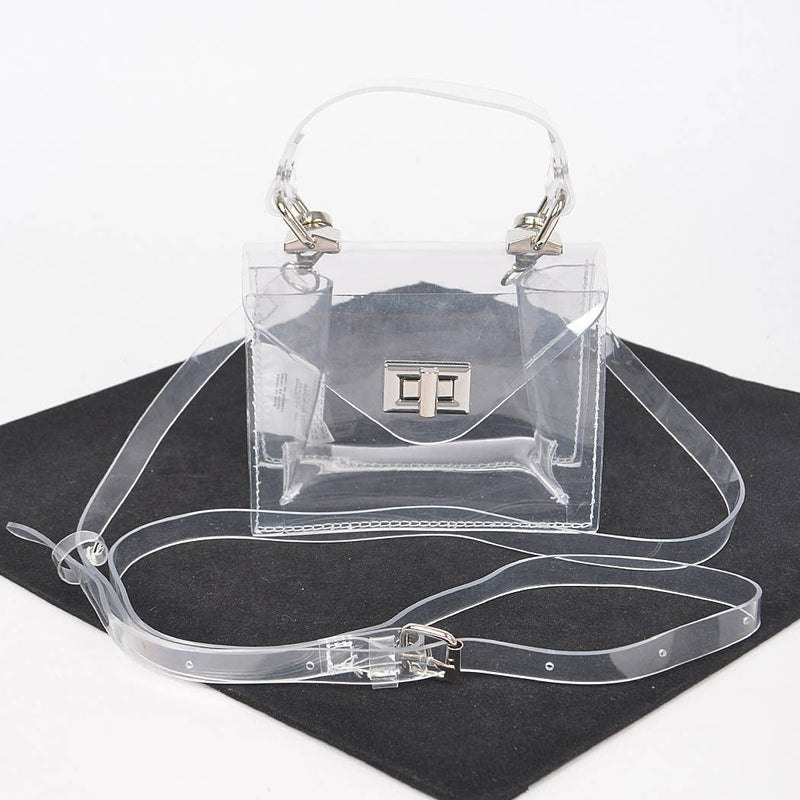 Transparent Top Handle Mini Bag