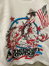 American Cowboy 80's Muscle Crop Tank Top