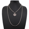 "I Don't Give a Fuck" Shining Heart Essential Necklace