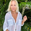 "I Follow My Heart" Hummingbird Long Rosary Chain Necklace