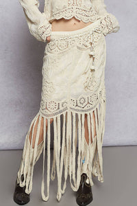 Crochet Fringe Skirt