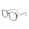 Grey Handmade Rhinestone Large Frame Round Reader
