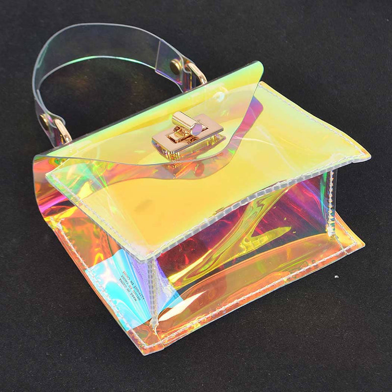 Transparent Top Handle Mini Bag