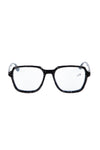 Black Rhinestone Large Frame Round Readers