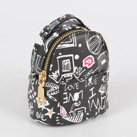 Graffiti Arm / Crossbody Mini Backpack