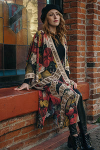 Friendship Love & Truth Opera Duster Kimono Robe