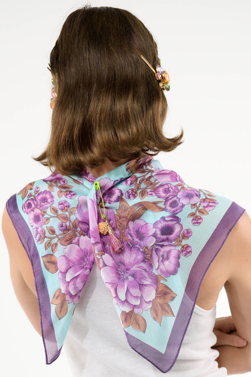 Beauty Hand Embellished Bandana Scarf