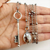"I Am Free" Key Dainty Necklace