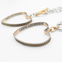 "Love Always" Open Heart Choker Necklace