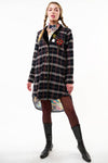 Queen Rules Shirt Dress Silk Back